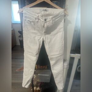 Joe skinny white jeans size 28